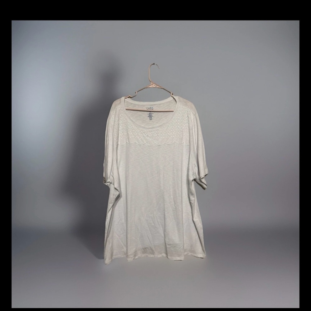 Women's Croft&Barrow Cream Top